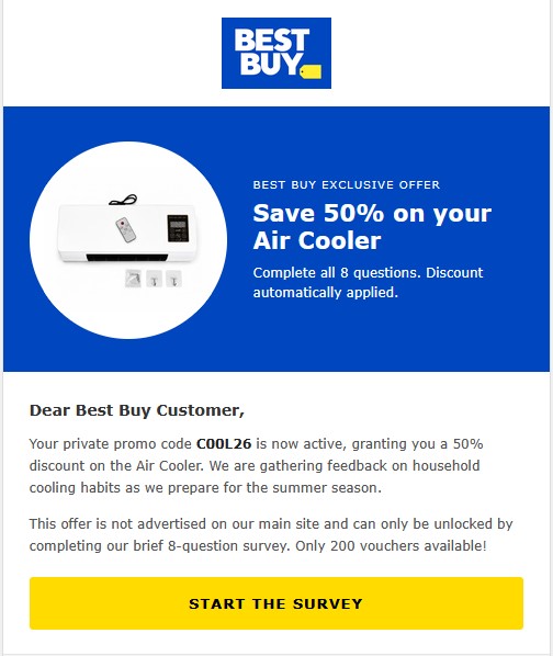 Your Best Buy Air Cooler discount is ready